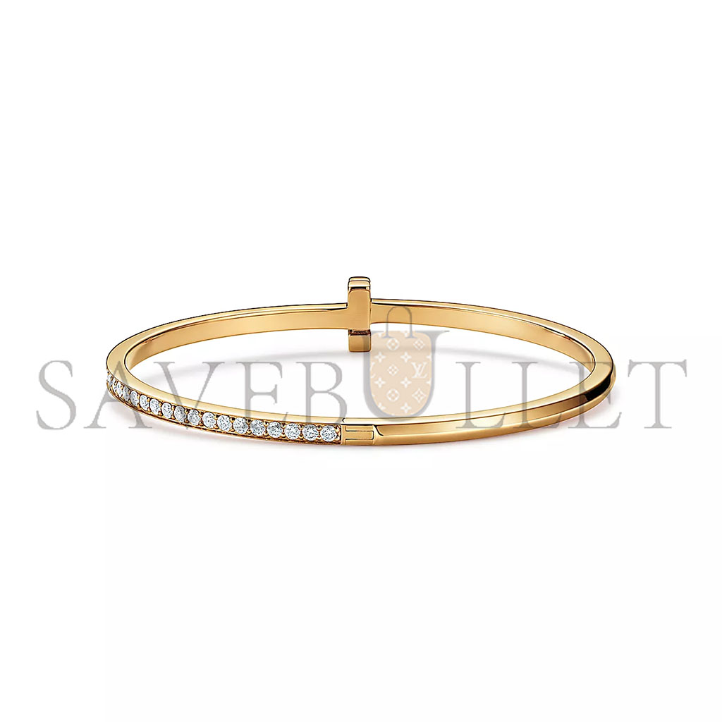 TIFFANY T T1 NARROW DIAMOND HINGED BANGLE 68315689